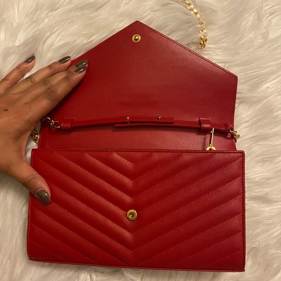 YSL Saint Laurent Monogram Chain Wallet - Picture 3 of 9